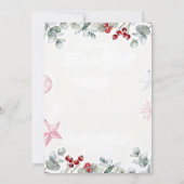 It’s a Girl Baby Shower Invitation Kaart (Achterkant)