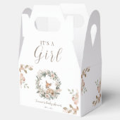 It’s a Girl Floral Deer Baby Shower Favors Bedankdoosjes (Geopend)