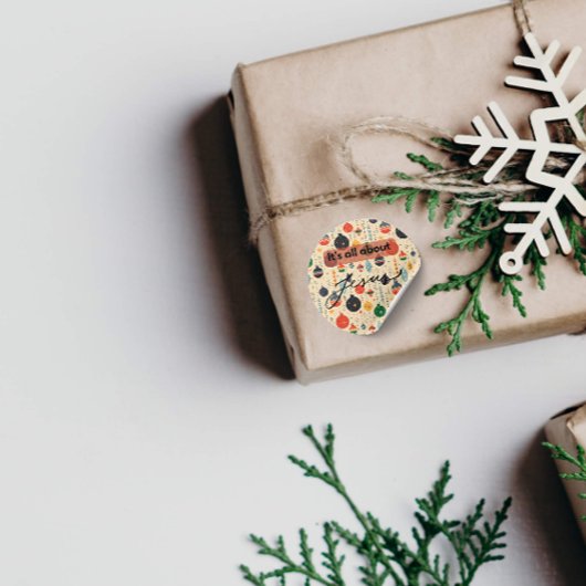 It’s All About Jesus – Christmas Sticker #10