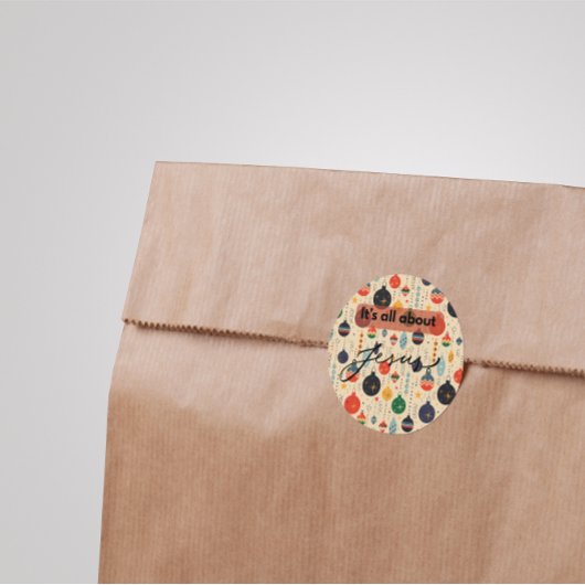 It’s All About Jesus – Christmas Sticker #10