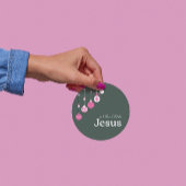It’s All About Jesus – Christmas Sticker (Green)