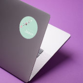 It’s All About Jesus – Pastel Christian Christmas  Ronde Sticker