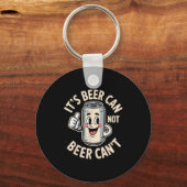 It’s Beer Can Not Beer Can’t Funny Retro Beer Quot Sleutelhanger (Voorkant)