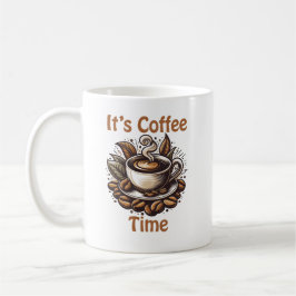 It’s Coffee Time – Cozy Coffee Beans Koffiemok