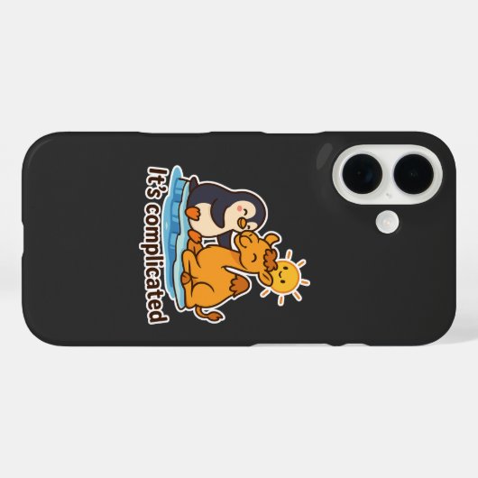 It’s Complicated iPhone Case (Achterkant (horizontaal))