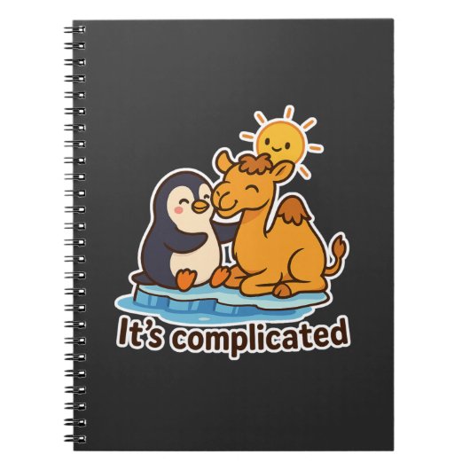 It’s Complicated Spiral Notebook Notitieboek (Voorkant)