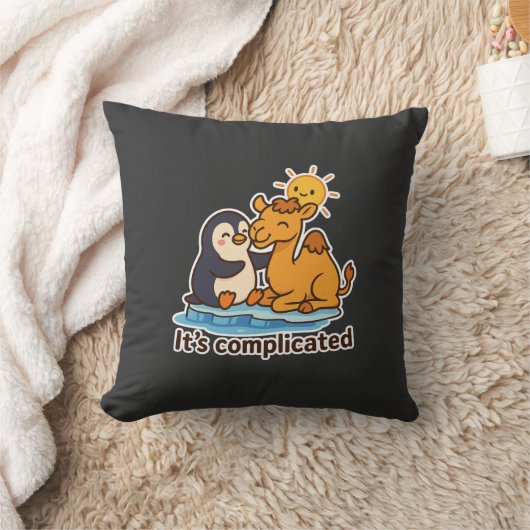 It’s Complicated Throw Pillow Kussen (Deken)
