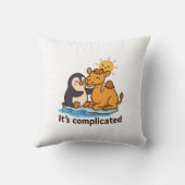 It’s Complicated Throw Pillow Kussen (Achterkant)