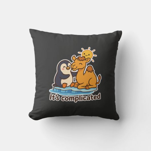 It’s Complicated Throw Pillow Kussen (Voorkant)