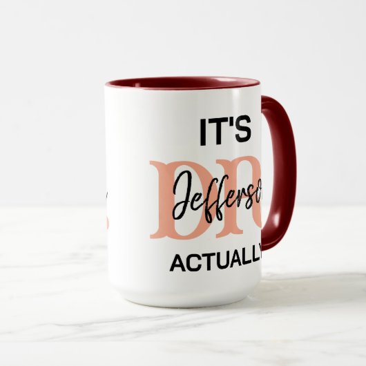 It’s Dr, Actually – Funny Doctor Life | Cute Mok (Voorkant rechts)