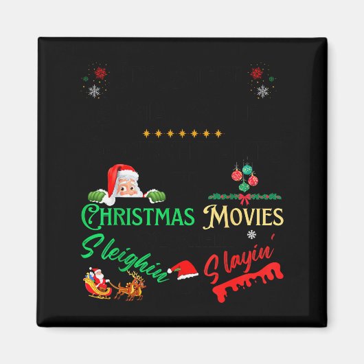 It’s Either Serial Killer Doentaries Or Christmas Magneet (Voorkant)