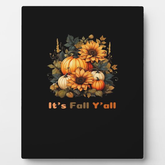 It’s Fall Y’all, Autumn, Fall Season Fotoplaat (Voorkant)