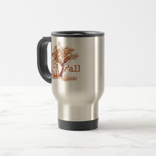 It’s Fall Y’all Basic Clean Reisbeker (Voorkant links)