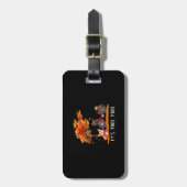 It’s Fall Y’all Cardigan Dog Autumn Funny Graphic Bagagelabel (Voorkant verticaal)