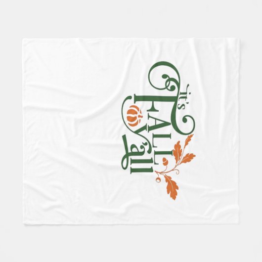 It’s Fall Y’all Creative Casual Fleece Deken (Voorkant (Horizontaal))