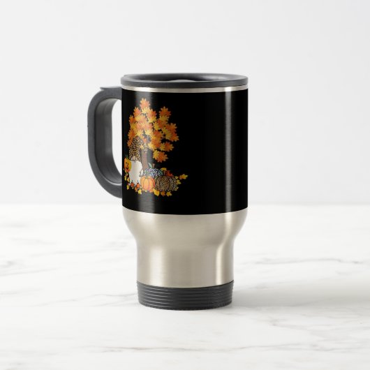 It’s Fall Y’all Cute Gnomes Pumpkin Autumn Reisbeker (Voorkant links)