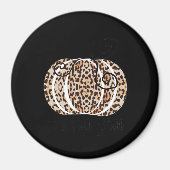 It’s Fall Y’all Cute Leopard Print Pumpkin Fashion Magneet (Voorkant)