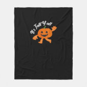 It’s Fall Y’all Cute Pumpkin Illustration Fleece Deken (Voorkant)
