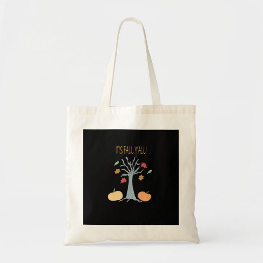 It’s Fall Y’all Essential Funny Trendy Tote Bag (Voorkant)