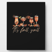 It’s Fall Y’all Funny Pumpkin Spice Cocktails Fotoplaat (Voorkant)