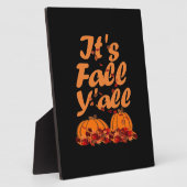 It’s Fall Y’all Funny Quote Design Fotoplaat (Zijkant)