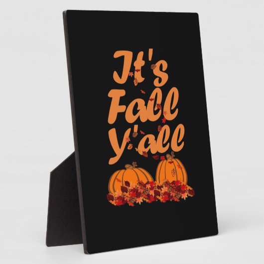 It’s Fall Y’all Funny Quote Design Fotoplaat (Zijkant)