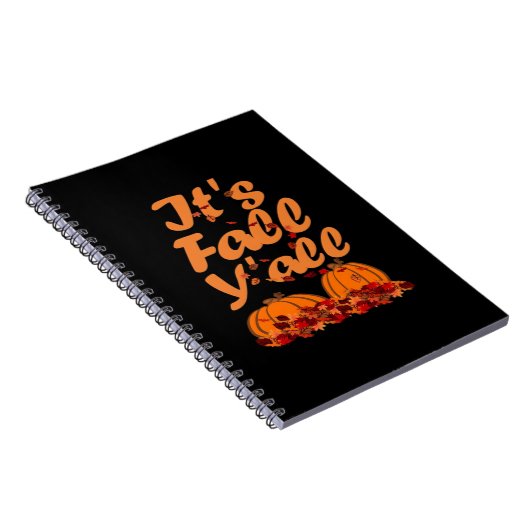 It’s Fall Y’all Funny Quote Design Notitieboek (Rechterzijde)