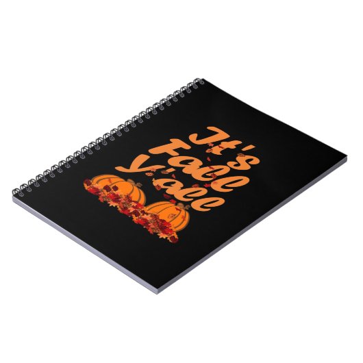 It’s Fall Y’all Funny Quote Design Notitieboek (Linkerzijde)