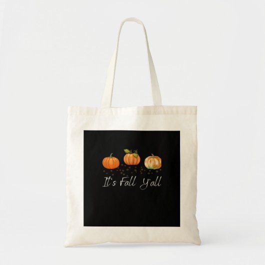 It’s Fall Y’all Funny Quote Tote Bag (Voorkant)