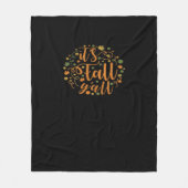 It’s Fall Y’all Funny Trendy Style Fleece Deken (Voorkant)