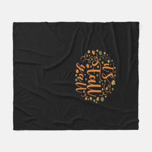 It’s Fall Y’all Funny Trendy Style Fleece Deken (Voorkant (Horizontaal))