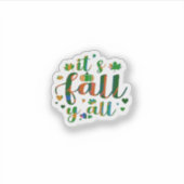It’s Fall Y’all Graphic Style Sticker (Voorkant)