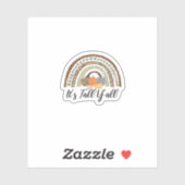 It’s Fall Y’all Graphic Style Sticker (Vel)