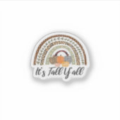 It’s Fall Y’all Graphic Style Sticker (Voorkant)