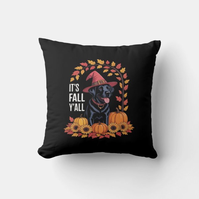 It’s Fall Y’all Halloween Autumn Funny Quote Kussen (Voorkant)