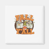 It’s Fall Y’all Pumpkin Gnome Autumn Funny Casual Magneet (Voorkant)