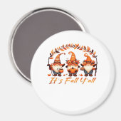 It’s Fall Y’all Pumpkin Gnome Autumn Tree Funny Fa Magneet (Voorkant / Achterkant)
