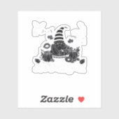 It’s Fall Y’all Pumpkin Gnome Autumn Tree Hello Fa Sticker (Vel)