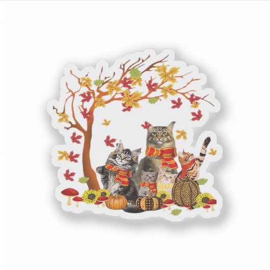 It’s Fall Y’all Pumpkin Lover Halloween Thanksgivi Sticker (Voorkant)