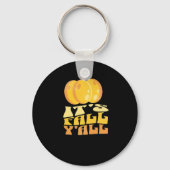 It’s Fall Y’all Pumpkin Retro Classic Sleutelhanger (Voorkant)