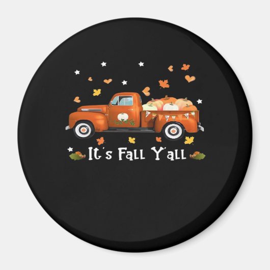 It’s Fall Y’all Pumpkins Autumn Fall Minimal Clean Magneet (Voorkant)