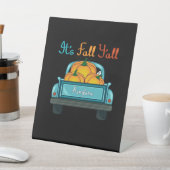 It’s Fall Y’all Pumpkins Truck Funny Graphic Reclamebord Met Voetstuk (Insitu)