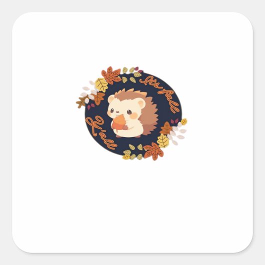 It’s Fall Y’all Simple Clean Vierkante Sticker (Voorkant)