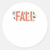 It’s Fall Y’all Unique Design Ronde Sticker (Voorkant)