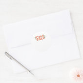 It’s Fall Y’all Unique Design Ronde Sticker (Envelop)