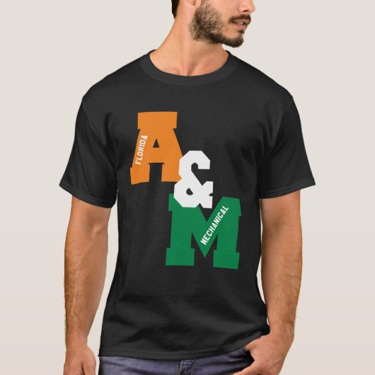It s FAMULY A&M Collegiate Letter HBCU Pride T-shirt (Voorkant)