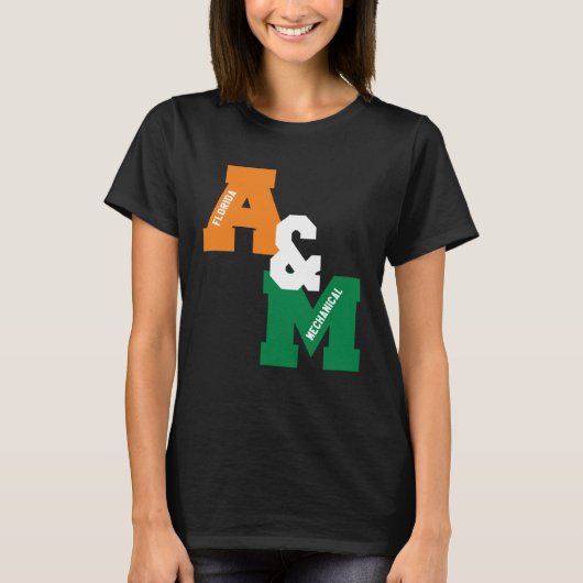 It s FAMULY A&M Collegiate Letter HBCU Pride T-shirt (Voorkant)