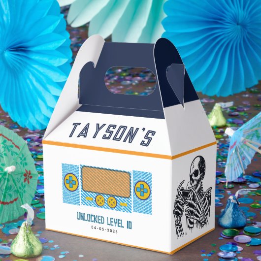 It’s Game On Skull – Video Game Birthday Party Bedankdoosjes (Feest)