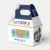 It’s Game On Skull  – Video Game Birthday Party  Bedankdoosjes (Achterkant)