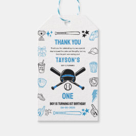 It’s Game Time Baseball 1st Birthday Cadeaulabel